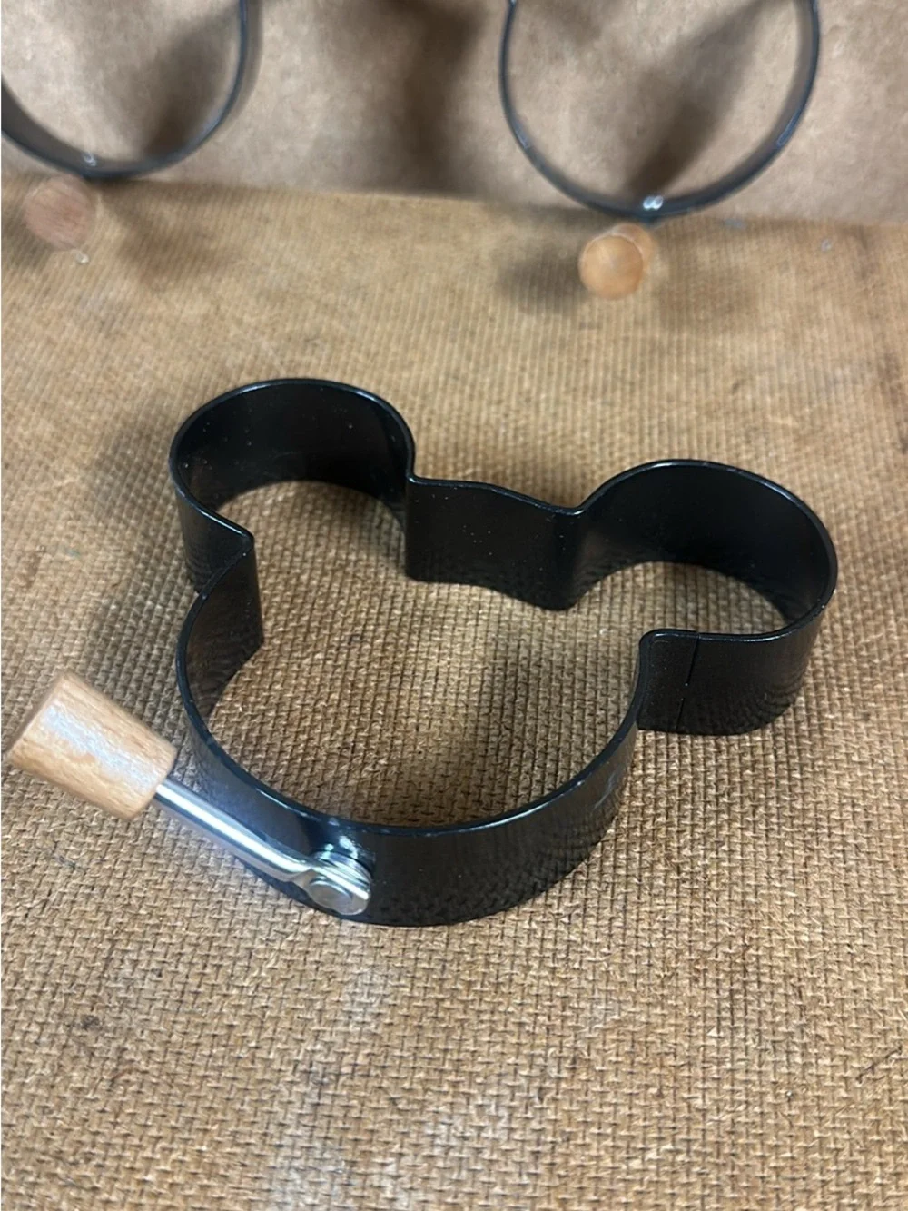 Metal Mickey Mouse-Shaped Egg/Pancake Mold or Cookie Cutter